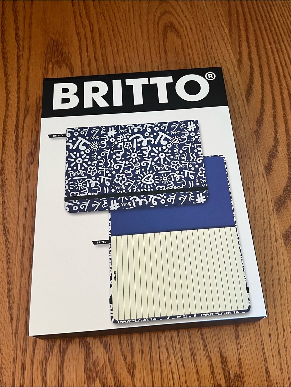 BRITTO Graffiti Blue Journal 8.50 x 5.75”